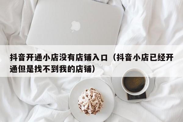 抖音开通小店没有店铺入口（抖音小店已经开通但是找不到我的店铺）